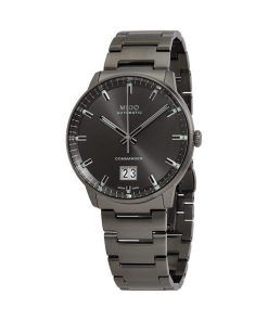 Montre pour homme Mido Commander Big Date en acier inoxydable avec cadran anthracite automatique M021.626.33.061.00