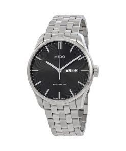 Montre pour homme Mido Belluna Sunray en acier inoxydable avec cadran anthracite automatique M024.630.11.061.00