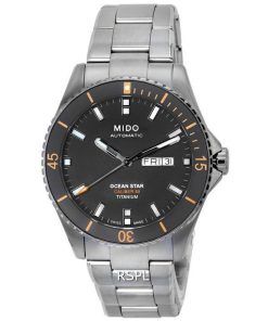 Mido Ocean Star 200 Anthracite Dial Automatic Diver&#39,s M026.430.44.061.00 M0264304406100 200M Montre Homme