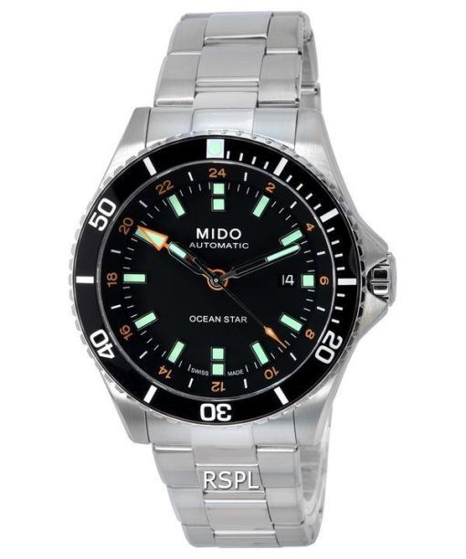 Montre Homme Mido Ocean Star GMT Cadran Noir Automatique Diver M026.629.11.051.01 M0266291105101 200M