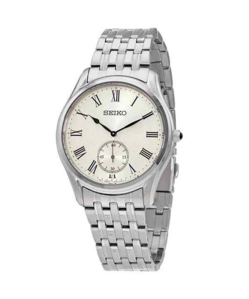 Montre pour homme Seiko Conceptual en acier inoxydable avec cadran crème et quartz SRK047P1