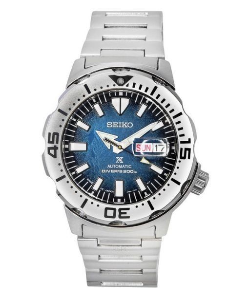 Montre pour homme Seiko Prospex Save The Ocean édition spéciale cadran bleu 24 rubis automatique SRPH75J1 200M pour homme