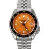 Montre pour homme Seiko 5 Sports SKX Sports Style GMT en acier inoxydable avec cadran orange 24 bijoux automatique SSK005J1 100M