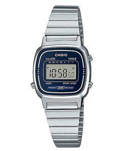 Montre Casio alarme numérique LA-670WA-2D féminin