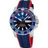 Montre Festina Diver avec bracelet en caoutchouc et cadran bleu à quartz F20662-1 200M pour homme