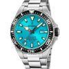 Montre pour homme Festina Diver en acier inoxydable avec cadran turquoise et quartz F20663-5 200M