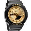 Montre pour hommes Casio G-Shock analogique numérique couleur noir et or bracelet en résine Quartz GA-2100GB-1A 200M