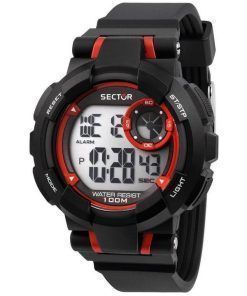 Montre pour homme Sector Ex-36 numérique avec bracelet en polyuréthane noir R3251283001 100M