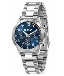 Montre Homme Sector 270 Acier Inoxydable Multifonction Cadran Bleu Quartz R3253578018