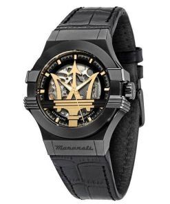 Maserati Potenza Cadran Squelette Automatique R8821108036 100M Montre Homme