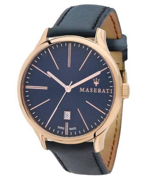 HORS Montre Homme Maserati Attrazone Cadran Bleu Quartz R8851126001