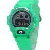 Montre pour homme Casio G-Shock Joytopia numérique translucide vert bracelet en résine Quartz DW-6900JT-3 200M