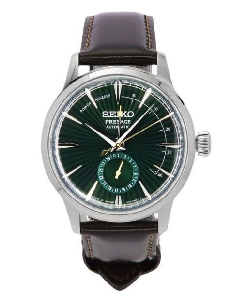 Montre Seiko Presage Cocktail Time Midnight Mockingbird avec cadran vert automatique SSA459J1 pour homme