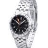 Montre pour homme Seiko 5 Sports GMT Field Series en acier inoxydable avec cadran noir automatique SSK023K1 100