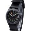 Montre pour homme Seiko 5 Sports GMT Field Series, bracelet en cuir, cadran noir, automatique SSK025K1 100M