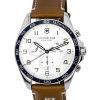 Montre pour homme Victorinox FieldForce Classic chronographe cadran argenté Quartz 241900 100M