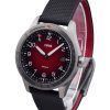 Montre pour homme Oris Big Crown ProPilot GMT avec bracelet en tissu et cadran rouge automatique 01 798 7773 4268-07 3 20 14GLC 