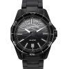 Montre pour homme Armani Exchange en acier inoxydable noir avec cadran gris et quartz AX1952 100M