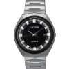 Montre pour homme Citizen Eco-Drive 365 en acier inoxydable avec cadran noir BN1014-55E 100M