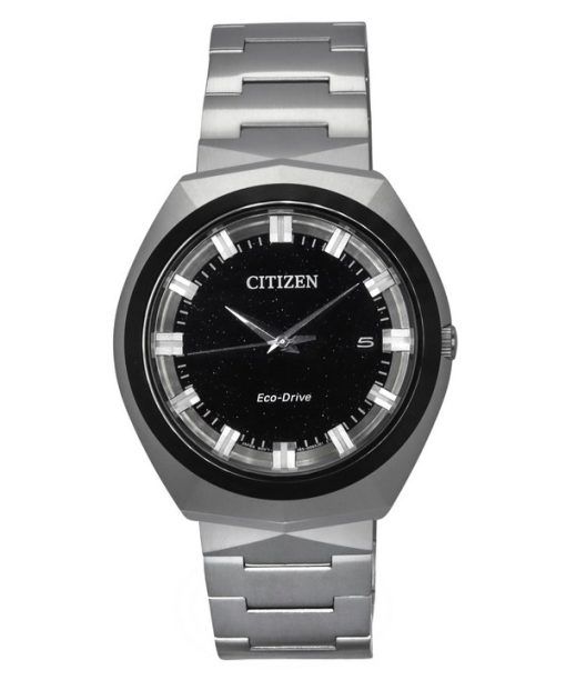 Montre pour homme Citizen Eco-Drive 365 en acier inoxydable avec cadran noir BN1014-55E 100M