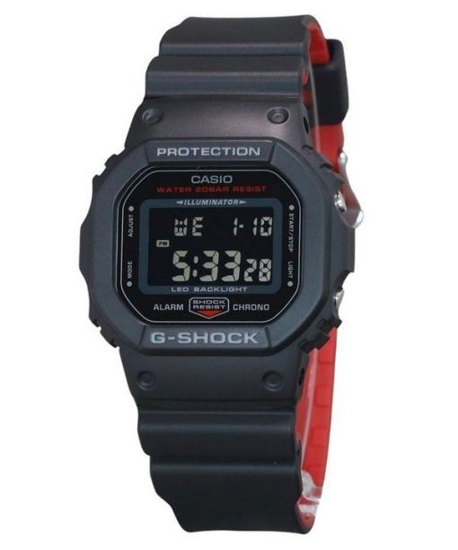 Montre pour homme Casio G-Shock avec bracelet en résine numérique Quartz DW-5600UHR-1 200M