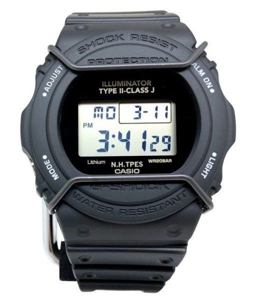 Montre pour homme Casio G-Shock Digital N Hoolywood Collaboration Édition limitée Bracelet en résine Quartz DW-5700NH-1 200M