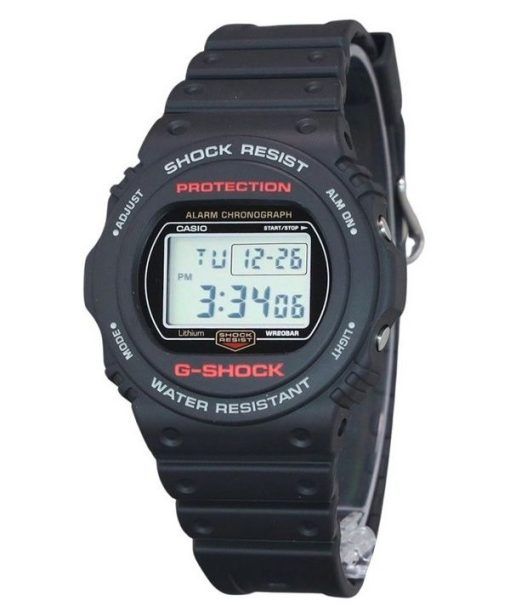 Montre pour homme Casio G-Shock avec bracelet en résine numérique Quartz DW-5750UE-1 200M