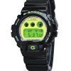 Montre pour homme Casio G-Shock Digital noir à base de résine biologique avec bracelet à quartz DW-6900RCS-1 200M