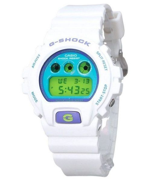 Montre pour homme Casio G-Shock Digital White Bio Based Resin Quartz DW-6900RCS-7 200M