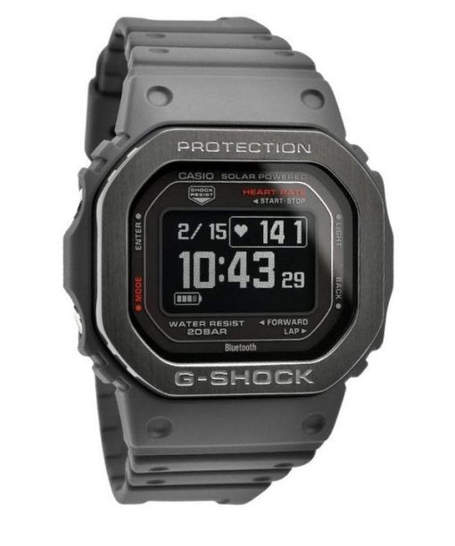 Casio G-Shock G-Squad Digital Smartphone Link Bluetooth Bio-Based Resin Solar DW-H5600MB-8 200M Montre pour homme