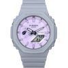 Montre pour femme Casio G-Shock Nature',s Color Series analogique numérique avec cadran violet à quartz GMA-S2100NC-8A 200M