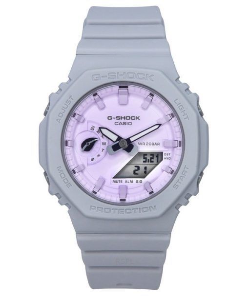 Montre pour femme Casio G-Shock Nature&#39,s Color Series analogique numérique avec cadran violet à quartz GMA-S2100NC-8A 200M