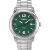 Montre unisexe Fossil Heritage ME3224 automatique en acier inoxydable avec cadran vert