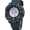 Montre pour homme Casio ProTrek Climber Line Digital bracelet en silicone bleu robuste solaire PRG-340SC-2 100M