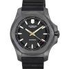 Montre pour homme Victorinox Swiss Army INOX avec cadran noir carbone automatique 241866.1 200M avec coffret cadeau