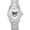 Montre pour femme Gucci G-Timeless en acier inoxydable avec cadran argenté et quartz YA126595