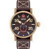 Montre pour homme AVI-8 Dambuster 80e anniversaire Royal British Legion Meca-Quartz édition limitée cadran marron AV-4108-RBL-05