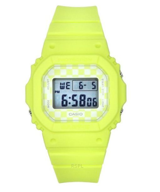 Montre pour femme Casio Baby-G Skater Fashion numérique vert clair bracelet en résine Quartz BGD-565GS-9 100M