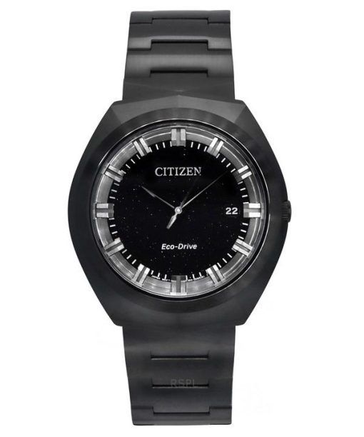 Montre pour homme Citizen Eco-Drive 365 en acier inoxydable avec cadran noir BN1015-52E 100M