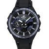 Montre pour homme Casio Edifice Windflow analogique numérique lien pour smartphone cadran noir robuste solaire ECB-2200PB-1A 100