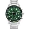 Montre pour homme Casio Edifice analogique standard chronographe en acier inoxydable cadran vert quartz EFR-526D-3A 100M