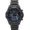 Montre pour homme Casio Edifice chronographe analogique en acier inoxydable cadran noir solaire EQS-940DC-1B 100M