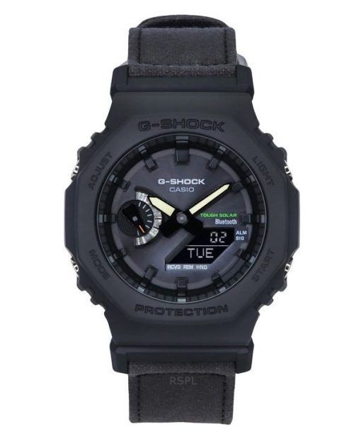 Montre pour homme Casio G-Shock analogique numérique Link Bluetooth cadran noir robuste solaire GA-B2100CT-1A5 200M