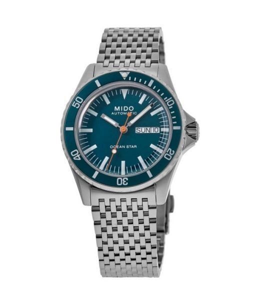 Mido Ocean Star Tribute édition spéciale cadran bleu montre de plongée automatique M026.830.11.041.00 200M pour hommes avec coff