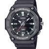 Montre pour homme Casio Standard analogique avec bracelet en résine et cadran noir MW-620H-1A 100M