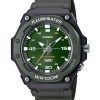 Montre pour homme Casio Standard avec bracelet en résine analogique et cadran vert MW-620H-3AV 100M