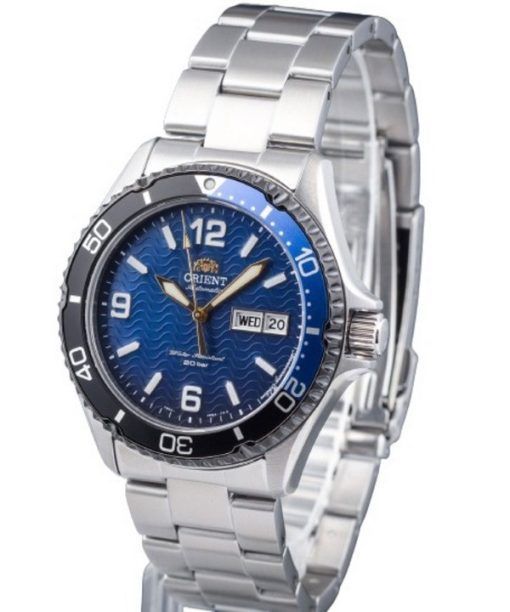 Montre pour homme RA-AA0822L19B 200M de plongée automatique à cadran bleu en édition limitée Orient Sports Mako 20e anniversaire