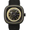 Montre automatique pour hommes Sevenfriday T Series NFC en acier inoxydable avec cadran noir T2/06 SF-T2-06