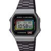 Casio Vintage Digital UNO Collaboration Modèle Bracelet en acier inoxydable Quartz A168WEUC-1A Montre unisexe