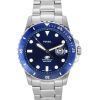 Montre pour homme Fossil Blue Dive en acier inoxydable avec cadran bleu et quartz FS6029 100M